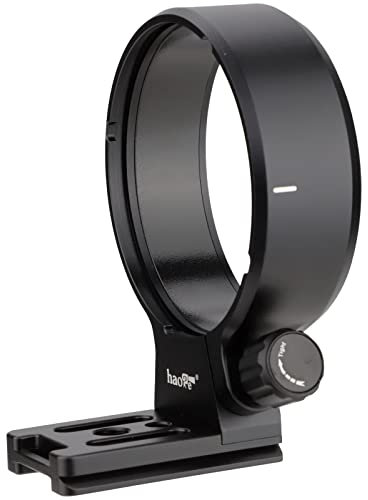 Haoge LMR-OM300 Objektivstativ für Olympus M.ZUIKO DIGITAL ED 300 mm F4.0 IS PRO Objektiv, Halsband integrierte Arca Typ Schnellwechselplatte