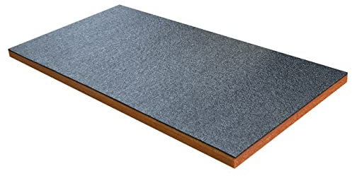 Shadow Foam Medelstort ark – 1 000 mm x 500 mm | Skär och skala av skum för verktygslåda, flygfodral, gör-det-själv och verktygsförvaringssystem (30 mm, orange)