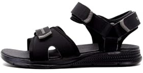 Skechers Go Consistent Tributary, Sandali Uomo, Nero, 44 EU
