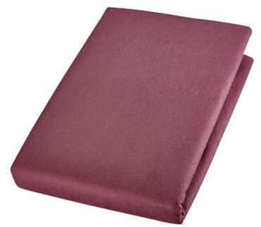 Cotonea Bio Spannbettlaken Edel-Biber Farbe Kakao-I208 Größe 70x140 cm