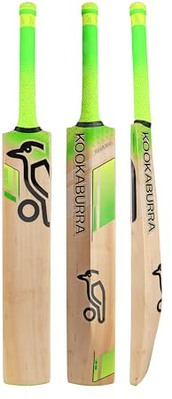 Kookaburra Kahuna 8.1 Cricket Bat - Size Harrow, Lime Green