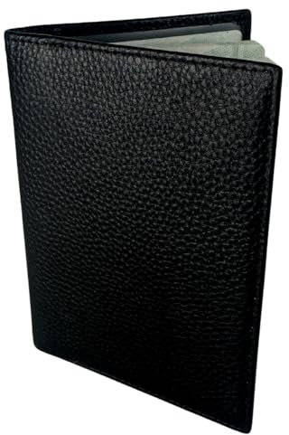 FOMAX Echtleder Schutzhülle für Reisepass, 100% Leder, stilvolle Reisepasshülle, Travel Wallet, Etui für Reisen, Passport case Hülle