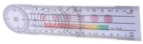 Ciieeo Portable Finger Goniometer and Orthopedic Angle Measuring Tool Medical Protractor Ruler for Body and Joint Measurement in Physical Therapy