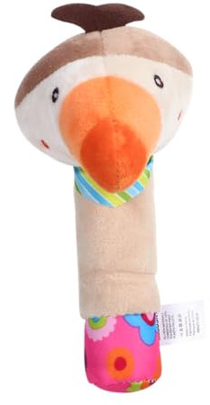 YARNOW Plüsch Handbell Mit Eingebautem Piepton Und Geräusch Für Babyspiel Spaß Hochwertige Verarbeitung Und Waschbarer Für Sicheren Gebrauch