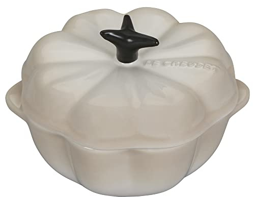 Le Creuset Petite Pumpkin Cocotte, 12 oz, Meringue