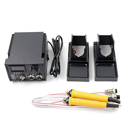 Brandmalstation, 220V 60W Brennkolben Set, 27tlg Pyrographie Machine Kit, Temperatur Einstellbar ≤750°C, Brandmalkolben für Holz, Leder und Kork