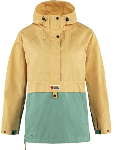 Fjallraven 87009-133-676 Vardag Anorak W/Vardag Anorak W Giacca Donna Mais Yellow-Aloe Green Taglia M