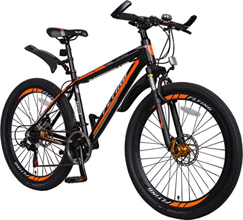 Unisex 21 Speeds Mountain bikes Bicycles Shimano Alloy Frame Lightweight with Warranty Black