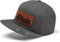 Cap Herren Flexfit Snapback : Woodland - Kappi für Naturliebhaber Damen Baseball Cap Kappe Mütze Outdoor Natur Wald Kletter Ausrüstung Wander Zubehör (Darkgrey/Darkgrey)