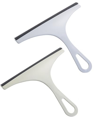 KGDUYC 2 piezas escobilla de ducha, escobilla de ducha, escobilla de ventana, escobilla de ducha, escobilla ducha, escobilla de ventana, escobilla de cristal de ducha para espejo, ventana, suelo