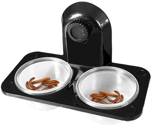 per Acqua per Rettili - Ciotola per Alimentazione di Cibo per Rettili, Ciotole per Cibo per Rettili | per Cibo per, per Sporgenze per Mangiatoie per Piccoli Animali