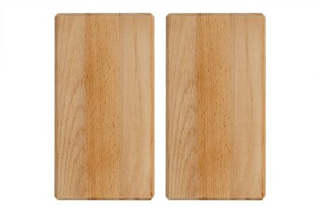 PROJECT OF WOOD Lot de 2 blocs de yoga - 23 x 15 x 7,5 cm - Pour yoga, pilates, étirement et méditation - Naturellement respectueux de l'environnement - Support stable pour l'entraînement - Bois de