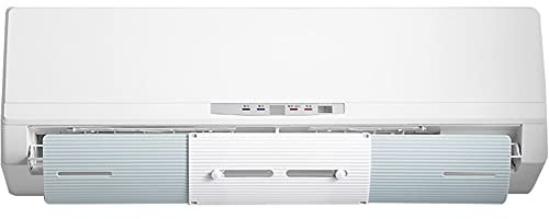 Aire Acondicionado de Pared con ventilación Directa, Ajustable, para hogar y Oficina, con Control de dirección del Viento, 54-70 cm, Color Gris