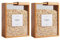 iaoskqwu Distributeur pratique de céréales et de riz en 2 pièces pour l'organisation du garde-manger Organisateurs de garde-manger en bois et distributeur de céréales de stockage