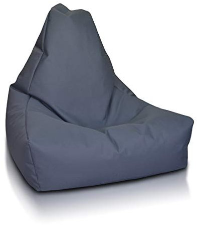 Ecopuf Keiko S Sitzsack - Outdoor und Indoor Bean-Bag aus Polyester mit Anti-Verlust Reißverschluss - 75x70 cm