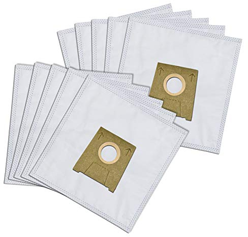 Invest - Staubsaugerbeutel Ersatz, Filtertüten Beutel Kompatibel mit Siemens VSQ5X1230 Q5.0 Extreme Silencepower, VS06G2410/03, Staubsauger Q5.0 wie VZ41FGALL - Weiß, 10 Stück