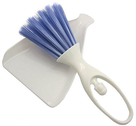 SZMYLED Mini Kehrschaufel und Besen Set 2 in 1 Klein Kleintier Käfig Reinigungsbürsten für Reptilien, Kaninchen und Hamster, Auto Reinigungsbürsten Tisch und Tastatur Reinigungsbürsten