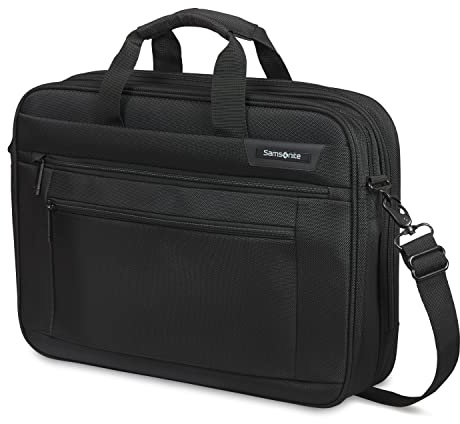 Samsonite Classic 2.0 17 2 Compartment Briefcase, 17 inch, Black