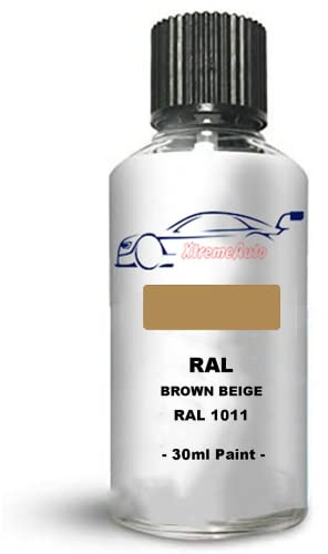 Xtremeauto Touch Up Paint Interior/Exterior RAL 1011 Brown beige Satin Finish Interior Scratch Repair: Wall, Cabinets, Trim, Molding, Furniture, Windows, Fascia