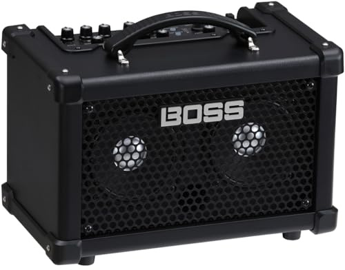 BOSS Dual Cube BASS LX Bass Guitar Amp – The Ultimate Cube bass Practice with pro Tones and Effects, onboard Rhythms, and Extended Range for Performing, Recording, and livestreaming.