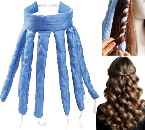 Bigodini senza calore a fascia, arricciacapelli a forma di polpo, bigodini per capelli lunghi e medi senza calore per la notte, bigodini a fascia in seta, fascia morbida per ricci, strumenti per onde