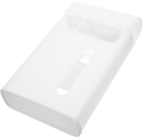 Zerodeko Aufbewahrungsbox Für Müllsäcke Taschenschoner Abfallbeutelhalter Taschenbox Zur Wandmontage Aufbewahrungsbox Für Abfallbeutel Küchentaschenhalter Weiß Müllsack Bin Lagerung Plastik