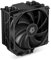ID-COOLING SE-214-XT Black Dissipatore per CPU, design completamente nero, 4 heat pipes a contatto diretto, ventola PWM da 120mm, nessuna interferenza con la RAM, LGA1700/1851/1200/115X e AM5/AM4