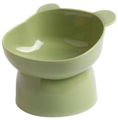 Gamelle Chat Surélevée, Bol Chat Sureleve Incline Anti Vomissement, Gamelle pour Chat Inclinable, Bol de Nourriture pour Chat Chien, Gamelle Chat pour Nourriture & Eau, Ecuelle Chaton Lave-Vaisselle