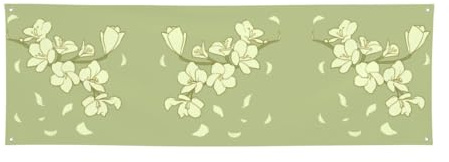 WXXWXD Bannière de vacances imprimée bégonia de dessin animé – 61 x 180,3 cm, parfaite pour les fêtes de vacances et les réunions avec des amis.