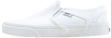 Vans Damen Asher Sneaker, Checkerboard White White, 38.5 EU