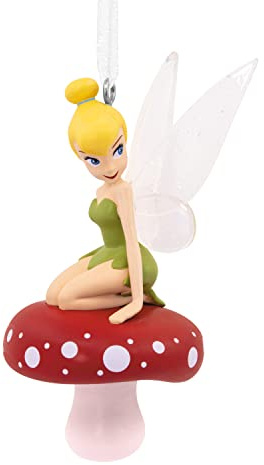 Hallmark Disney Tinker Bell on Mushroom Christmas Ornament