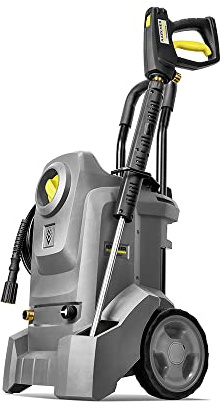 Kärcher HD 4/8 Classic Cold Water Pressure Washer Professional Anthracite, consistent 80 bar of pressure and a 400-litre-per-hour flow rate, quality axial pump designed for continuous operation