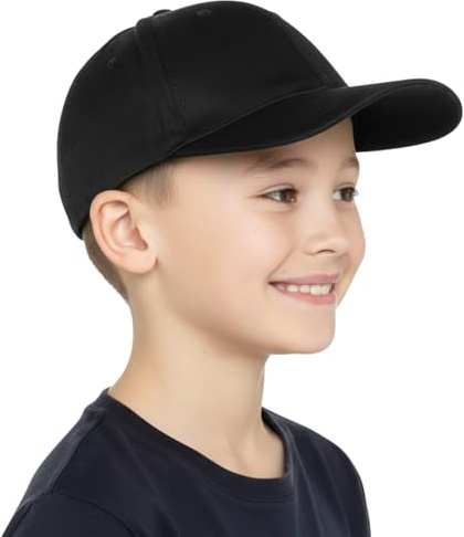 A2Z 4 Kids Baseball Cap Trucker Hat Adjustable Sun Protection Kids Black