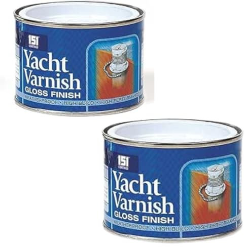 SOTL® X2 Glossy Yacht Varnish Paint, Quick-Dry Wood Coating, Ideal for Interior & Exterior Surfaces, Durable Finish, UV-Resistant, 180ml