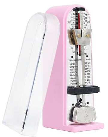 Metronomo Per Batteria, Metronomo Accordatore Per Strumenti Musicali, per Allenamento per Violino Tromba, Flauto, Banjo, Ukulele, Chitarra e Batteria