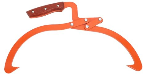 NOENNULL Pinza per Tronchi, 13,8 Pollici, 2 Artigli, Pinza per Sollevamento Legno, per Legno in Acciaio Resistente, Impugnatura Antiscivolo, per Tronchi, Scivolo per, Risparmio di Manodopera per la