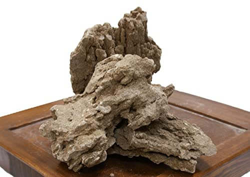 Amtra Roccia Mountain Stone - Decorazione Naturale per acquari Wild, Calcarea, ideale per giardini Zen, peso 0,3-0,6 Kg