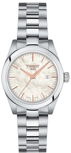 Tissot womens T-My Lady Stainless Steel Dress Watch White T1320101111100