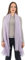 Dalle Piane Cashmere - Pashmina aus 100% Kaschmir - Made in Italy - für Frau, Farbe: Flieder, Einheitsgröße
