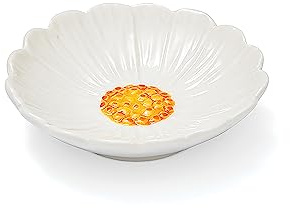 Cooksmart Porta-bustine di tè in ceramica dal design britannico | Piatto per bustine di tè usate | Piatto per bustine di tè con design moderno – Prati inglesi
