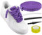 Endoto Lacci Corda per Air Force 1 Scarpe, Stringhe Spesse Grossi e Grandi, Rope laces Kit per Sneaker- Viola, 10MM