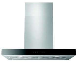 Cookology Essentials 70cm Extractor Hood - 647 m³/h Air Flow - T- Shaped Box Cooker Wall Mounted - 3 Speeds - 2 LED Lights - Energy Rating A - 2 Grease Filters - Stainless Steel