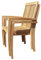 RAINBEAM 2 Stück Stapelstühle Como Teak Massivholz Höhe der Stuhllehne 110 cm, Klappbar, Casual, Klappstuhl, Stuhl, Stapelstuhl, Essstühle für Terrassen und Gärten, Einfarbig, Teakholz