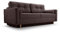 Fabryka Mebli Idźczak Schlafsofa Pastella - 213 x 98 x 83 cm - Ausklappbares Sofa mit Schlaffunktion, Bettkasten, Hilfsautomat - 3-Sitzer-Sofa für Wohnzimmer, Gästezimmer - Braun (Queens 4)