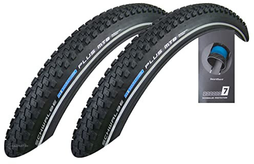 2X Schwalbe Marathon Plus MTB 54-622 Drahtreifen SmartGuard 29x2.10 Mantel
