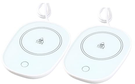 Electric Warmer Heater Tea Coffee Mug Mats Heating Pad Thermostatic ThermalsHeating Insulation Dish Cup Mat Home 55℃ Constant Temperature Cup Hot Drink Accessory Temperature Controlled