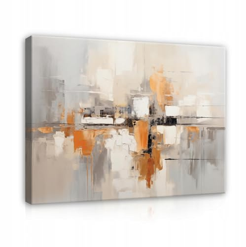 WallArena - Leinwand Bilder Abstrakt - 40x30 cm Leinwandbilder - Bild auf leinwand - Wandbild XXL groß Wandbilder für Wohnzimmer Schlafzimmer Wohnzimmerbilder Modern kunstdruck - Geometrisch Kunst