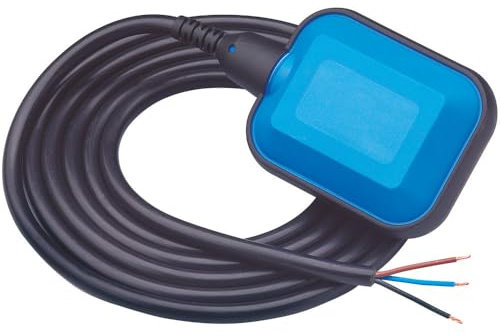 Clarke FS1 Float Switch for Water Pump, 3-Wire Design, Blue and Black