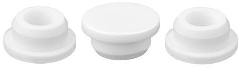 Gosknor 3pz Gomma Lavandino Troppo Pieno Copertura, Silicone Troppo Pieno Scarico Tappo per Vasca da Bagno Riutilizzabile Rotondo Lavandino Buco Insert Vasca Bordo Tappo per Cucina Bagno