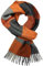 Rotfuchs Winterschal & Warm Karo modisch Mehrere Farbstellungen Wolle 180 x 30 cm Made in Germany (Orange Grau)